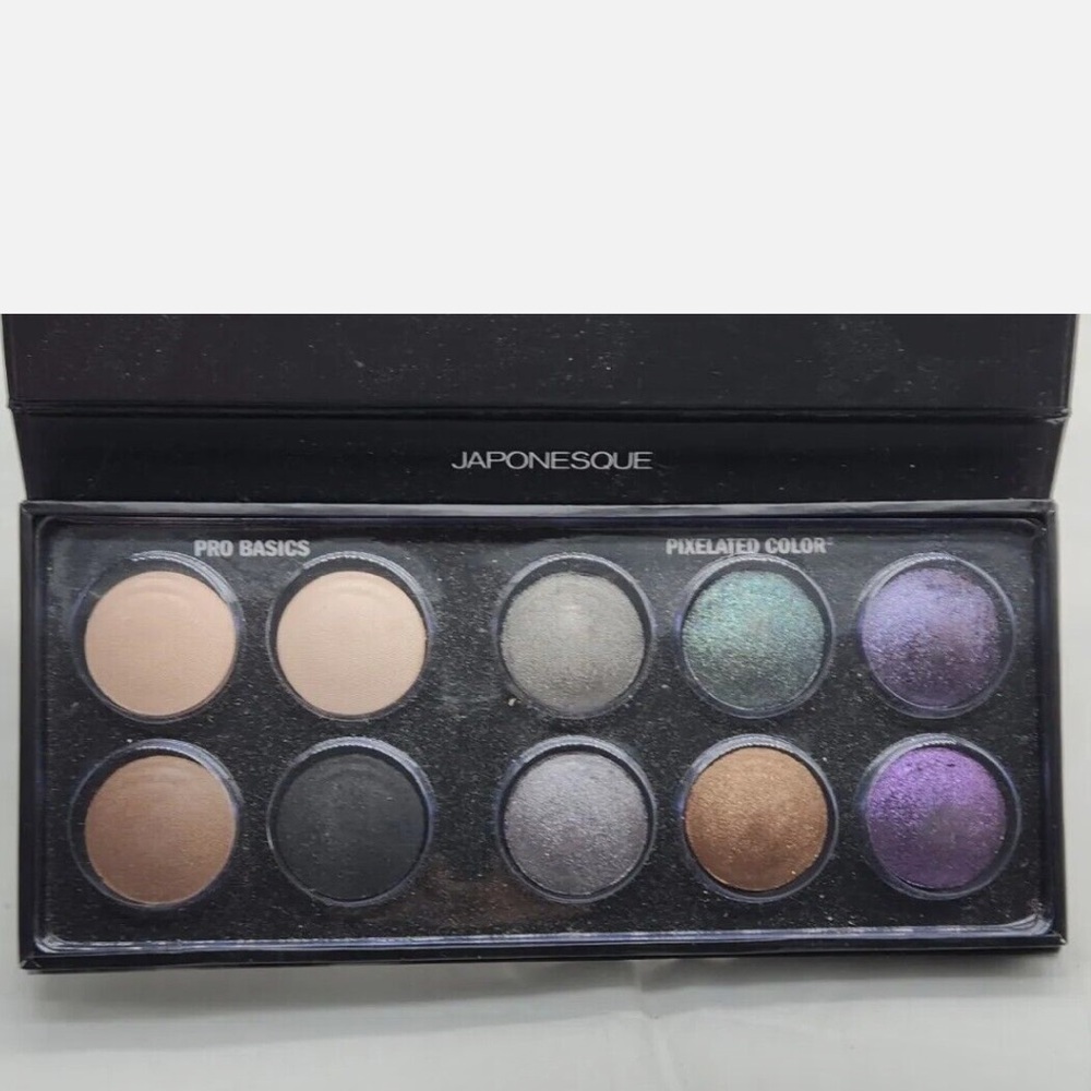 JAPONESQUE Pixelated Color Eye Shadow Palette Makeup Cosmetics